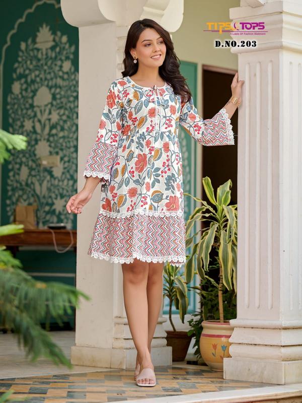 Tips And Tops Fusion Vol 2 Short Cotton  Designer Kurti Collection